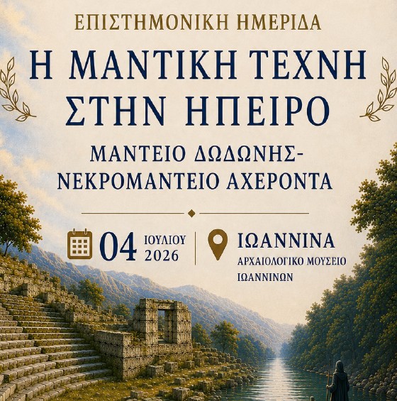 Scientific Symposium “The Art of Divination in Epirus: The Oracle of Dodona and the Necromanteion of Acheron”